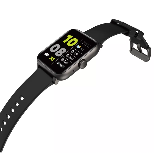 Square-Face Fitness Smartwatch with Bluetooth Calling and Daily Activity Tracking
