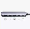 Compact 5-in-1 USB-C Multiport Hub with HDMI and Power Delivery