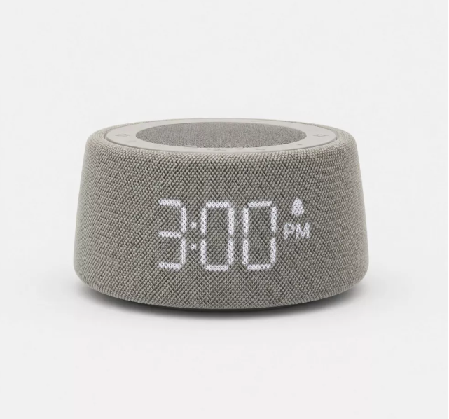 Multi-Functional Nightstand Alarm Clock with Bluetooth Speaker and Soothing Sound Library