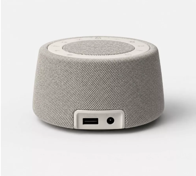Multi-Functional Nightstand Alarm Clock with Bluetooth Speaker and Soothing Sound Library