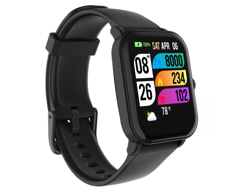 GPS-Enabled Fitness Smartwatch with Color Display and Blood Oxygen Sensor